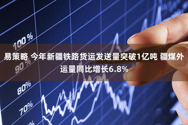 易策略 今年新疆铁路货运发送量突破1亿吨 疆煤外运量同比增长6.8%